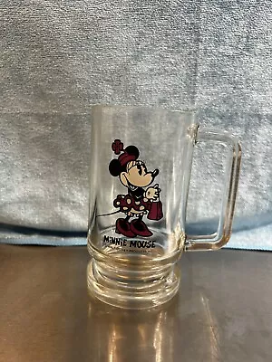 Vintage Minnie Mouse MUG GLASS 1970'S VGC DISNEYLAND WALT DISNEY  • $1.50