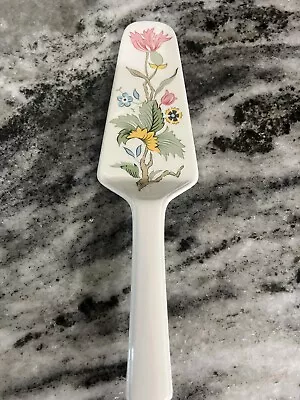 Vintage Villeroy & Boch Floral Hand Painted Torte Cake Pie Server Luxembourg • $49.99