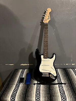 Fender Squire Mini Guitar Black With Gator Gig Bag • $140