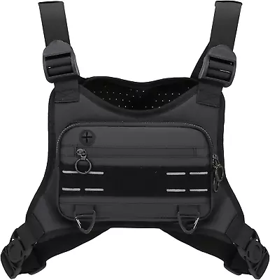 Muserise Sports Chest Bag For Men Women Water Resistant Lightweight Front Chest • $40.93