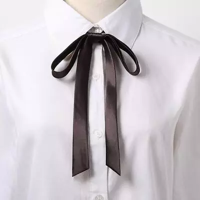 Satin Bow Tie Gambler Cowboy Necktie Ribbon For Wedding Men Shirts Suit New • $10.99