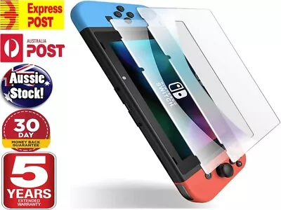 2x Premium Nintendo Switch Tempered Glass Screen Protector For Nintendo Switch • $8.95