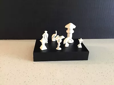 Vintage Japanese Miniature Ceramic Bonsai Figurines Set Of 7 • $39