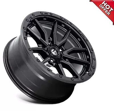 NEW 4EA 18x9 Fuel Wheels D679 Rebel Matte Black 5-Lug Off Road Rims 18  (S13) • $1412