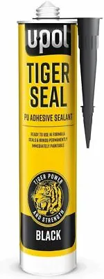 £9.99 • Buy U-pol Tiger Seal Pu Adhesive Sealant Black Tigerseal Polyurethane Tube 310ml