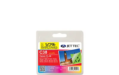 Jet Tec C38 Replacement Canon CL-38 Colour Inkjet Printer Ink Cartridges • £15.95