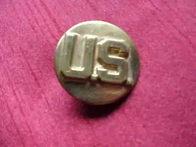  Army Military Lapel Button U S Embossed Push Pin Hollow Back 1  Vintage • $5.93