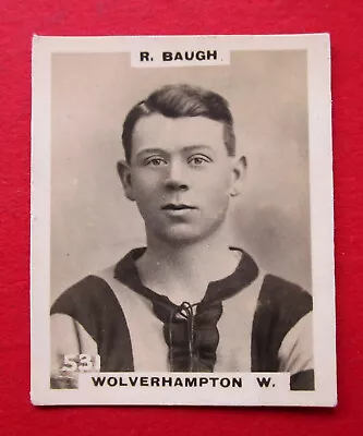 £2.49 • Buy Godfrey Phillips Real Photo 1920 Pinnace Cigarette Card  531  R. Baugh   Wolves