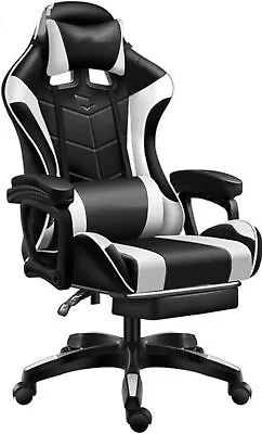 Gaming Chair Ergonomic Computer Chair Office Chair Desk Swivel Chair Adjustable • £69.99