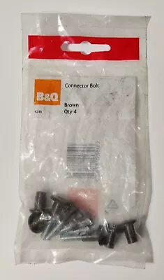 B&Q Cupboard Joining Connector Bolts Furniture Connecting Screws Kitchen Cabinet • £1.99