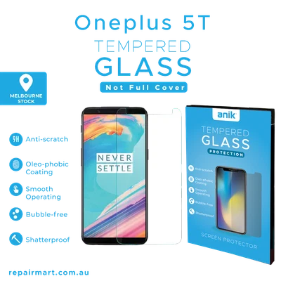 $29 • Buy Anik Premium For OnePlus 5T Tempered Glass Screen Protector Film - AU