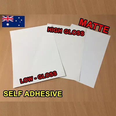 A4 Matte / Glossy Self Adhesive Printer Sticker Paper Sheet Label Laser Inkjet  • $6.95