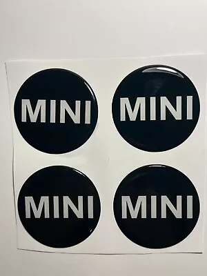 Set Of 4 Pcs MINI Cooper Center Wheel Cap Stickers Decal Rims Emblem Logo • $18.62
