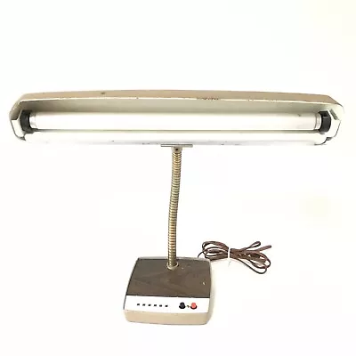 Vintage Marks Deluxe Gooseneck Metal Desk Lamp Industrial Drafting Light • $30.51