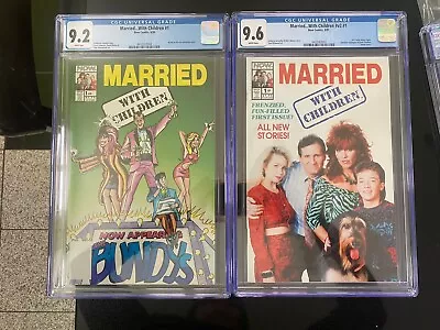 Married With Children #1 Now Comics 1990 CGC 9.4 • $24