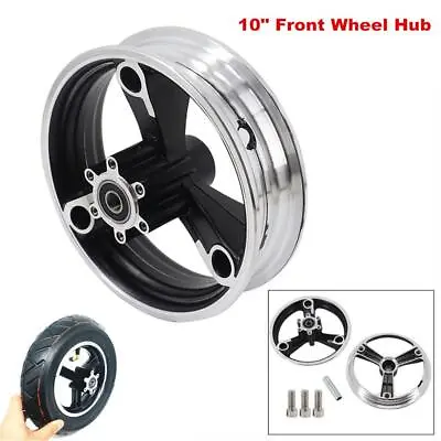 10  Scooter Motorcycle Moped Aluminium Alloy Front Wheel Hub W/ Disc Brake Rim • $40.99