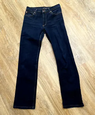 Earl Jeans Dark Denim Stretch Straight Leg Waist 27  • £9