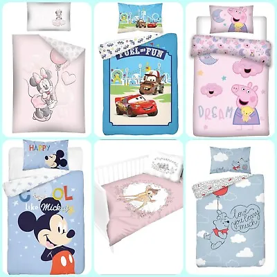 DISNEY 2 PIECES NURSERY BEDDING SET/PILLOWCASE/DUVET COVER Crib/Cot/Cot Bed  • £12.99