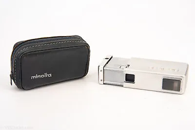 Minolta 16 16mm Film SubminiatureSpy Camera W Rokkor 25mm F/3.5 Lens AS-IS V22 • $23.74