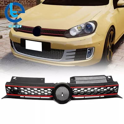 Grille Grill For 2010-2013 VW Golf Mk6 Front Upper Hood Grille Honeycomb • $39.67