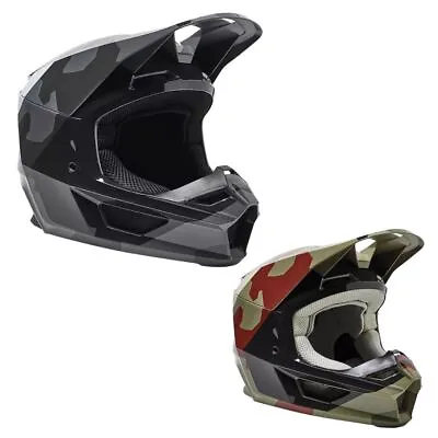 Fox Racing Motocross Youth V1 Core Bnkr Helmets • $63.16