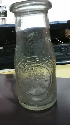 Vintage Milk Bottle Heritage Company Since 1810 • $35