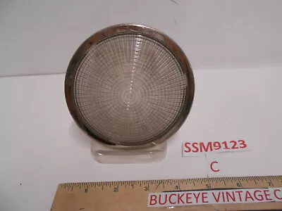 Vintage Round 4-1/2  Diameter Courtesy Dome Light W/ Etched Glass Lens • $14.95