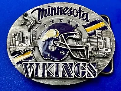 Minnesota Vikings Football Vintage 1994 Siskiyou Team NFL Belt Buckle • $23.50