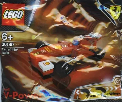 £7.29 • Buy Lego Shell V Power Ferrari Italia 150 30190 Polybag BNIP