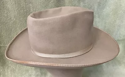 Vintage Stetson Open Road 3X Fedora Cowboy Western Silverbelly Size 6 7/8 • $88