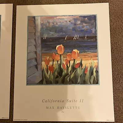 Max Hayslette Lithograph Spain 1990 Devon Editions  California Suite II • $50