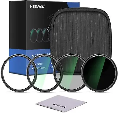 Neewer Magnetic Lens Filter Kit Includes Neutral Density ND1000 Filter (67mm) • $106.51