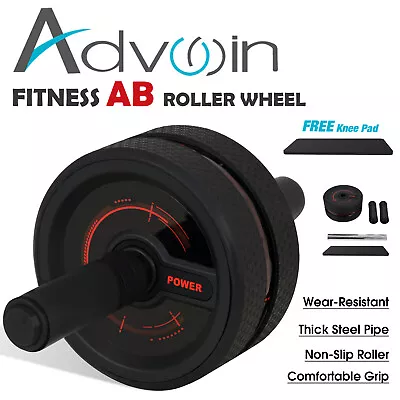 Advwin AB Abdominal Roller Wheel Workout Exercise Fitness Waist Core Wheel Home • $9.99