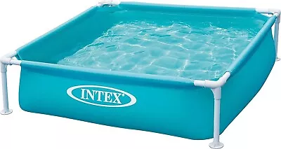 Intex 57173EP 4ft X 12in Mini Frame Kiddie Beginner Frame Swimming Pool Blue • $30