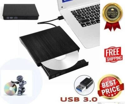 £13.99 • Buy External USB 3.0 Drive DVD±RW CD RW Drive Copier Writer Reader Rewriter...