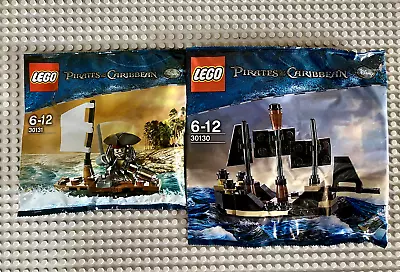 Lego Pirates Of The Caribbean 30131 Jack Sparrow & Boat + 30130 Mini Black Peal • $119