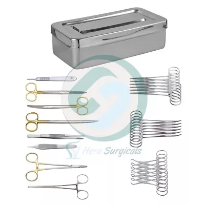 General Surgery Set Vasectomy Meatotomy Instruments Set Stainless Steel With Box • $125