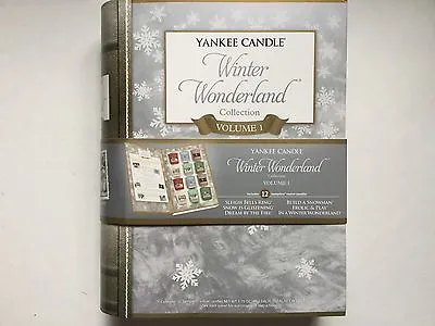 Yankee Candle WINTER WONDERLAND 12 SAMPLERS VOTIVE GIFT BOOK SET VOL 1 RETIRED • £31.34