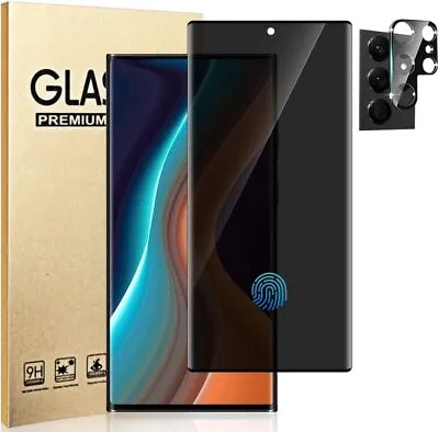 Privacy Tempered Glass Screen Protector For Samsung GalaxyS24 S23 S22 Ultra Plus • $3.89