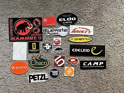 24 Climb Climbing Stickers/Decals #24A Petzl Camp Mammut Patagonia Black Diamond • $17.99