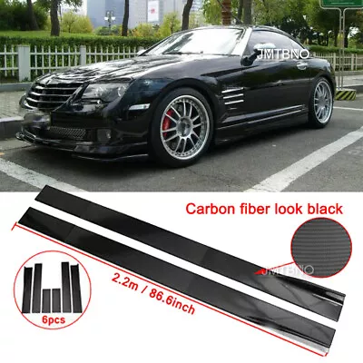 86.6  For Chrysler SRT8 300C Carbon Fiber Splitter Lips Extension Side Skirts AU • $119.12