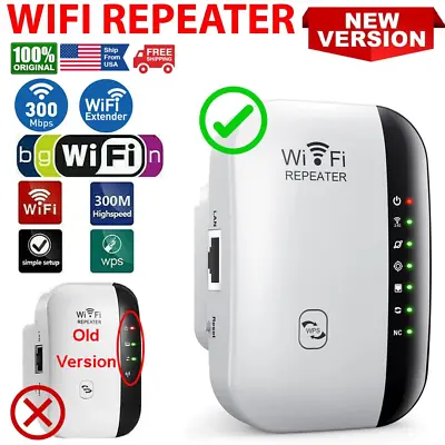 Extensor De Alcance WiFi Amplificador De Internet Repetidor De Señal Router • $14.87