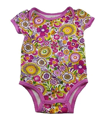 Vera Bradley Baby Girl Clothes Clementine Ruffle Bodysuit Size 9-12 Months • $14.97