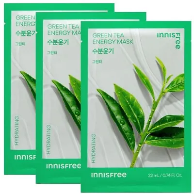 Innisfree Green Tea Energy Mask 3 Sheets • $7.35