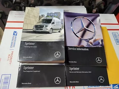 2018-2023  Mercedes Benz Sprinter  Owners Manual & Case (service & Fuse) • $38