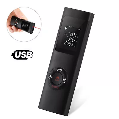 USA LCD Digital Laser Distance Meter Mini Rangefinder Measure Range Finder Tool • $23.11