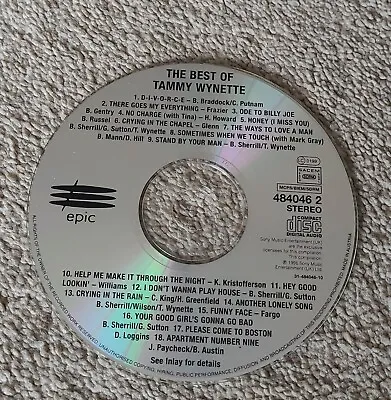 The Best Of Tammy Wynette Cd - 1996 - Cd & Inserts Only- No Jewel Case  • £2.10