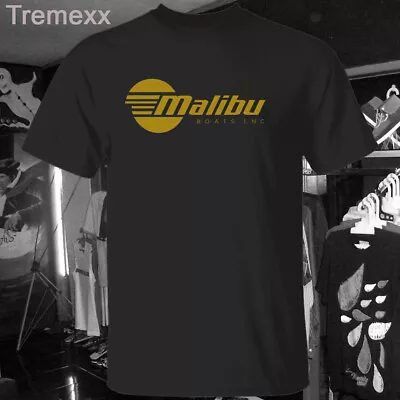 Malibu Boats Logo T-shirt Unisex Black/White/Navy USA Sz S-3XL • $19