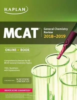 MCAT General Chemistry Review 2018-2019: Online + Book (Kaplan Test Prep) - GOOD • $4.48