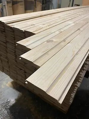 Shiplap T&g Pine Redwood Timber Cladding - 5 Lengths @ 4.2m Delivered • £89.99